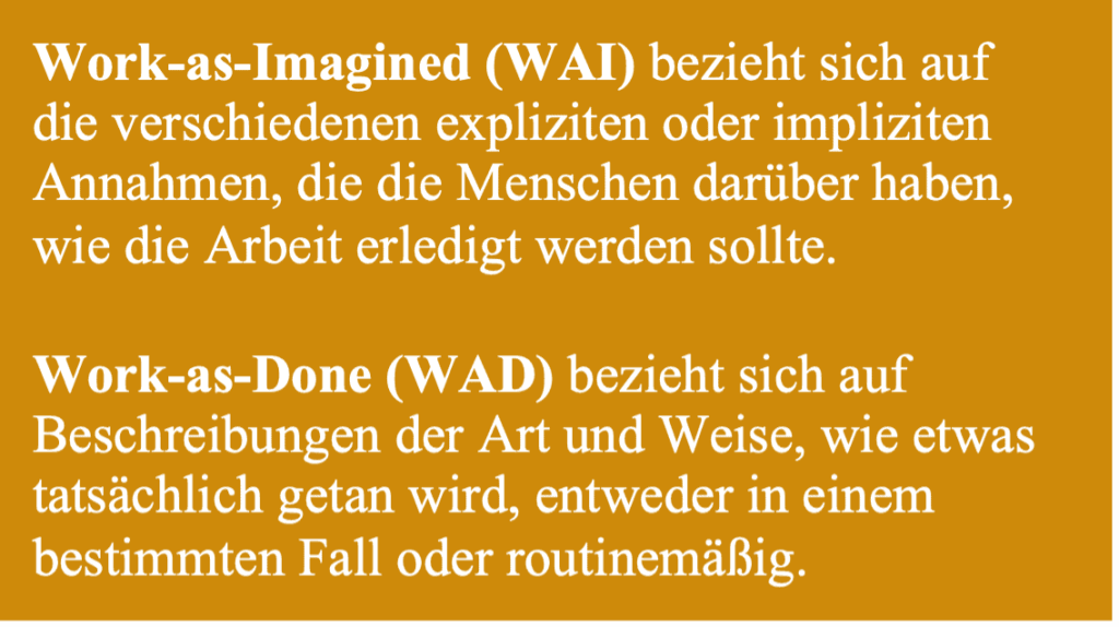 Safety-I und Safety-II